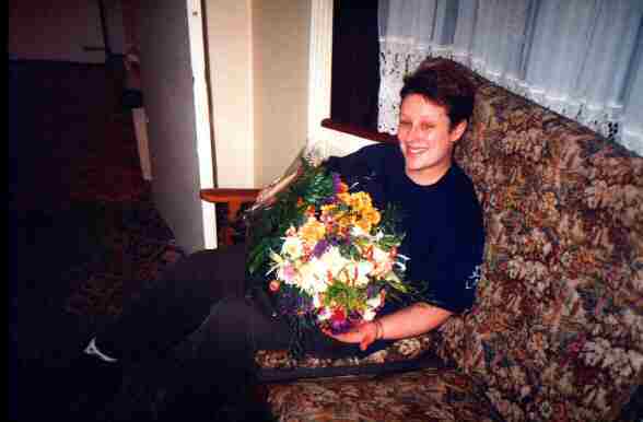 Picture of me with flowers